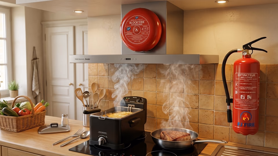 Boule antifeu cuisine : est-elle efficace sur un feu d'huile ou de friteuse ?