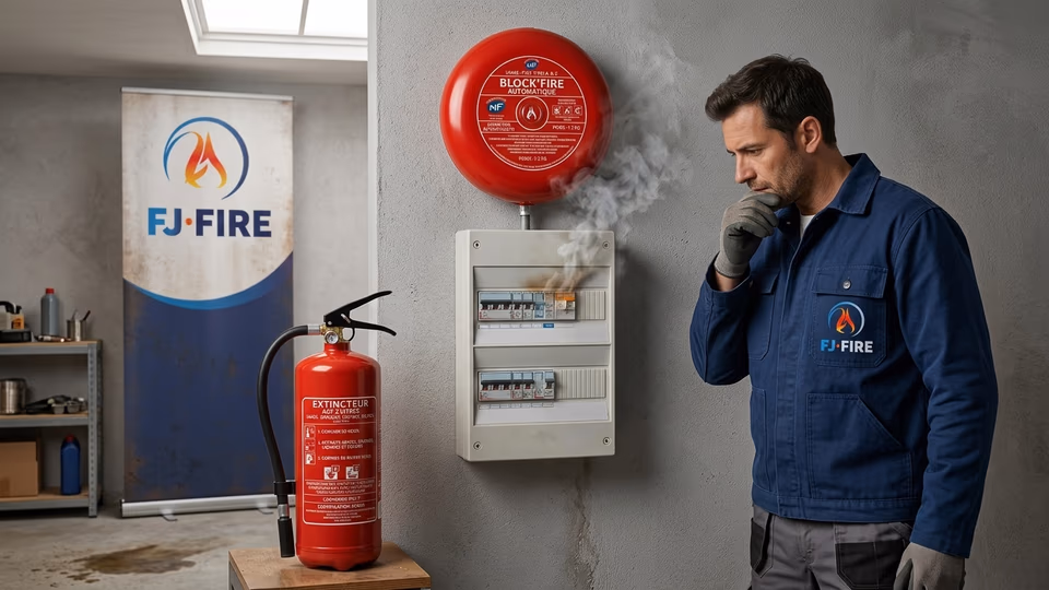 Boule antifeu sur feu électrique : est-elle vraiment efficace ? (tableau, multiprise, box)