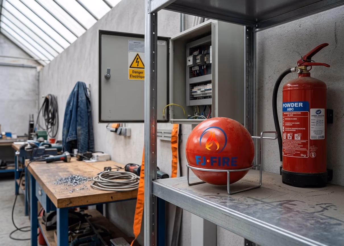 Boule extinctrice en entreprise : complément idéal de l'extincteur