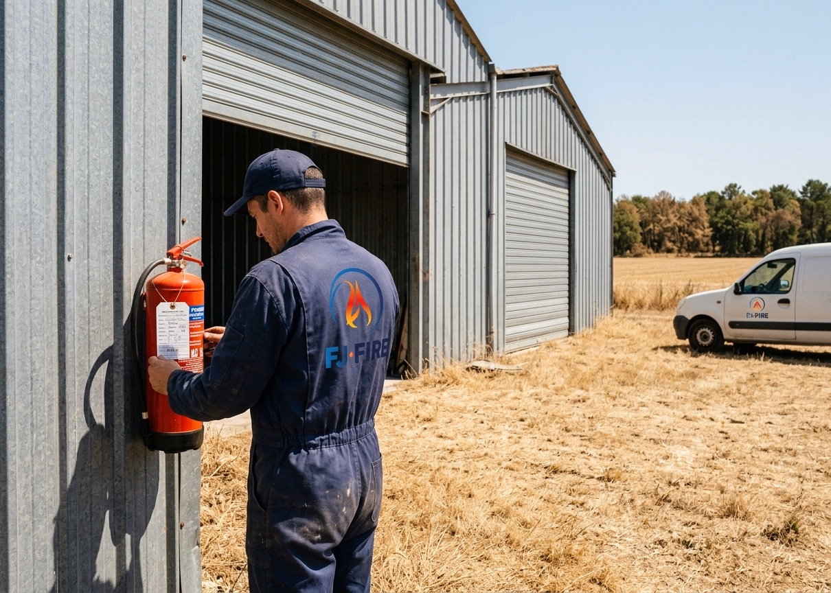 Artigues-de-Lussac (Gironde) : un hangar agricole part en fumee, 70 personnes evacuees. Votre batiment professionnel est-il conforme ?