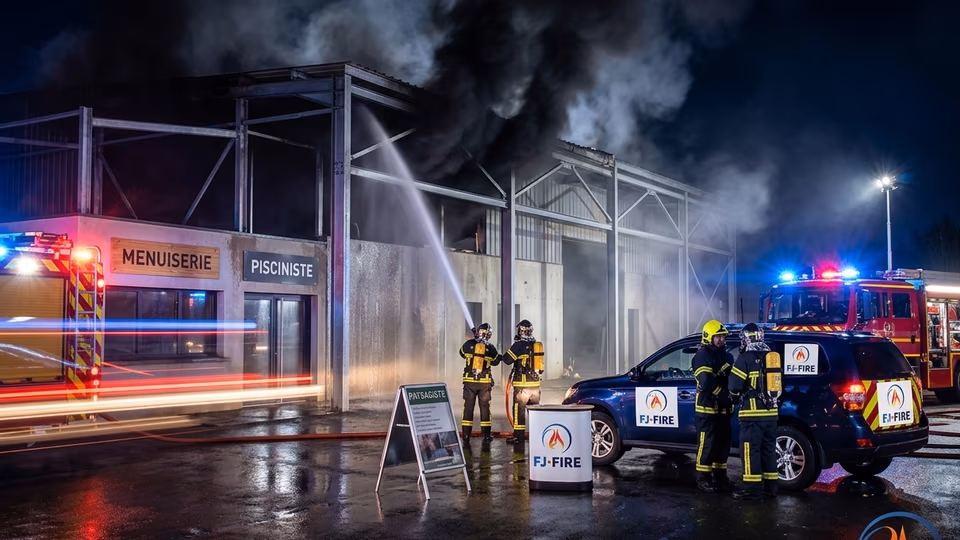 Incendie d'une menuiserie à Fontaine-le-Comte : ce que chaque artisan doit savoir sur ses obligations incendie