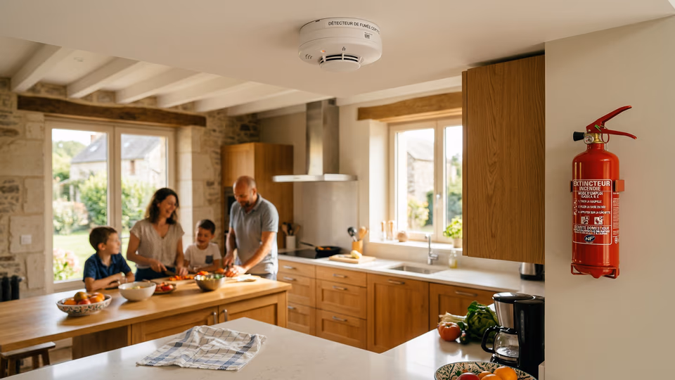 Détecteur de fumée et extincteur maison : le guide complet 2026