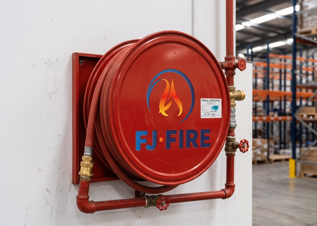 Robinet incendie arme dans un entrepot logistique, verification annuelle APSAD R5, securite incendie ICPE Gironde