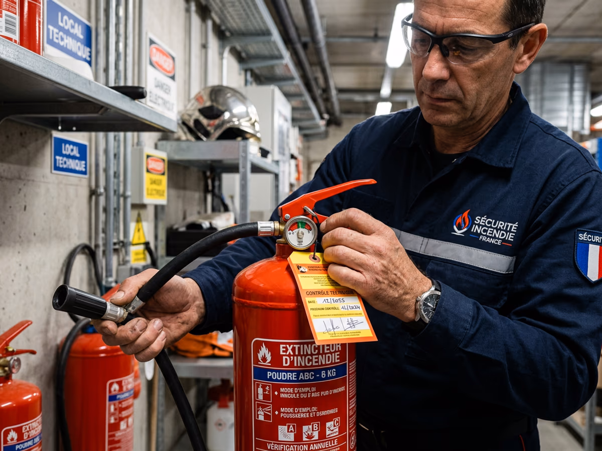 Maintenance extincteur à Saint-André-de-Cubzac : guide professionnel complet