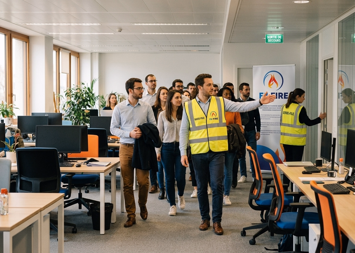 Guide-file et serre-file : rôle, différence et formation