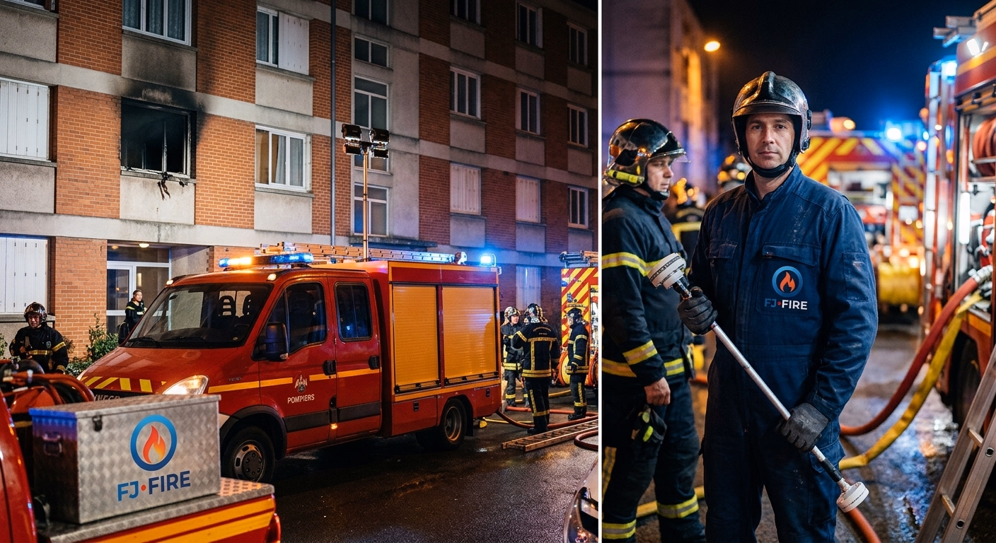 Limoges : un nourrisson blesse dans un incendie nocturne, le DAAF aurait pu tout changer