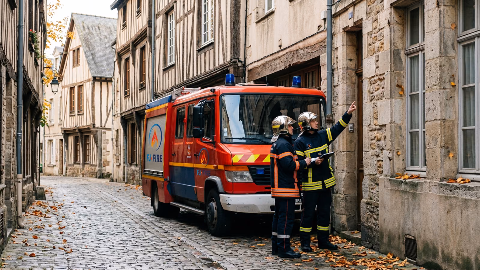 Bergerac : un incendie détruit 11 logements sur 36 dans le centre historique, 75 pompiers mobilisés