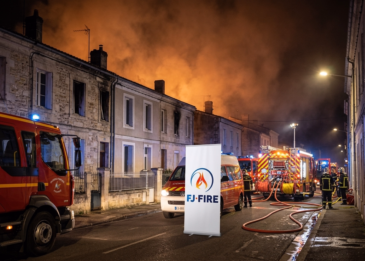 Incendie à Libourne : 4 maisons détruites à la rue Montaudon — le risque de propagation qui menace les quartiers résidentiels