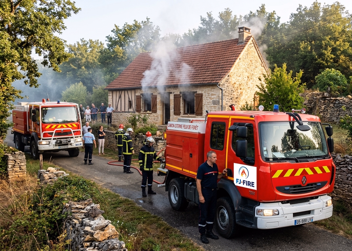 Sanilhac (Dordogne) : incendie mortel, homme handicapé, maison détruite et DAAF absent