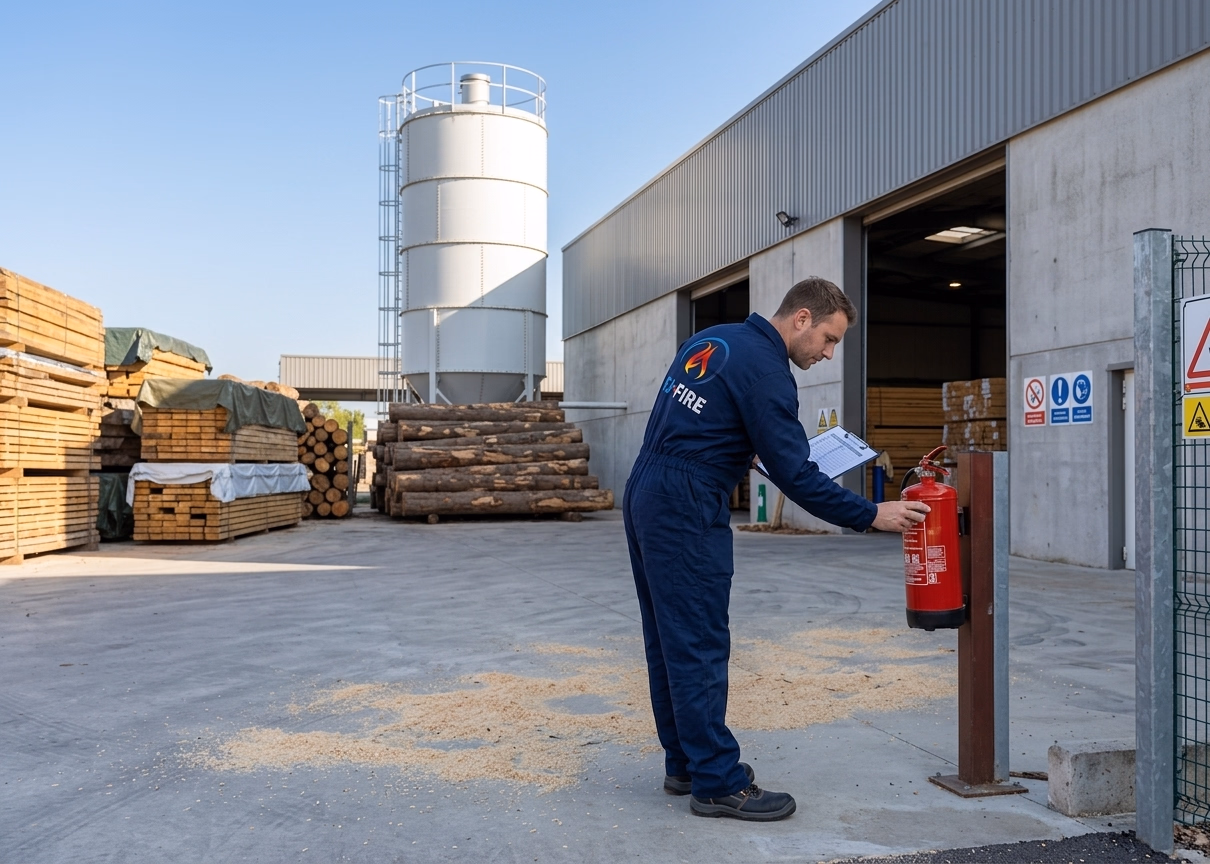 Incendie silo sciure Chef-Boutonne : risque ATEX et obligations pour les entreprises du bois