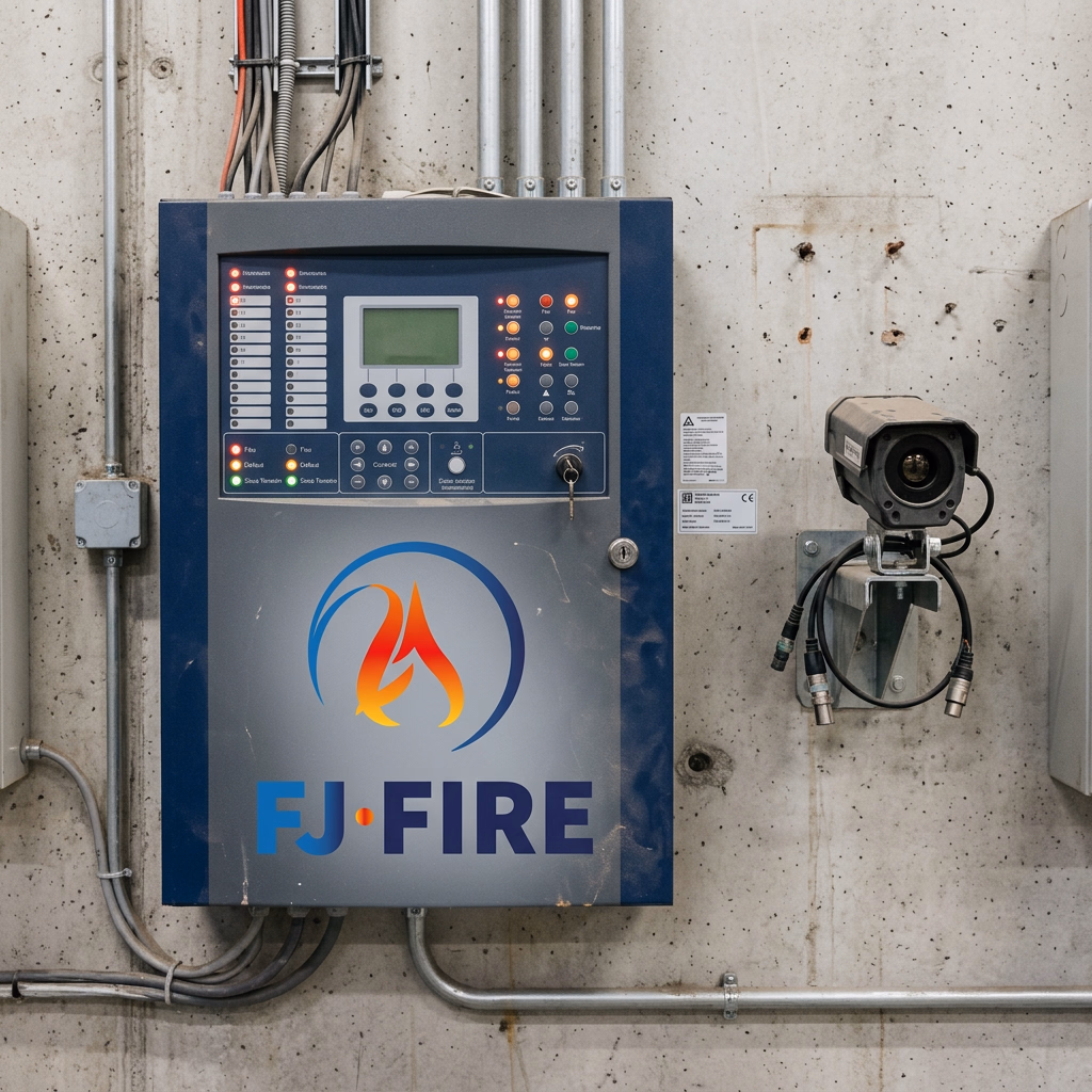 Plan de défense incendie et détection automatique sur un site industriel, contrôle de conformité incendie