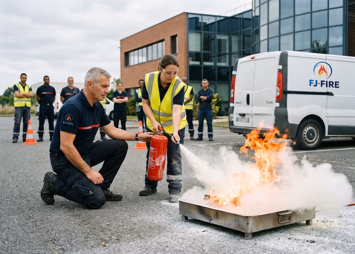 Prix d'une formation incendie en entreprise en 2026