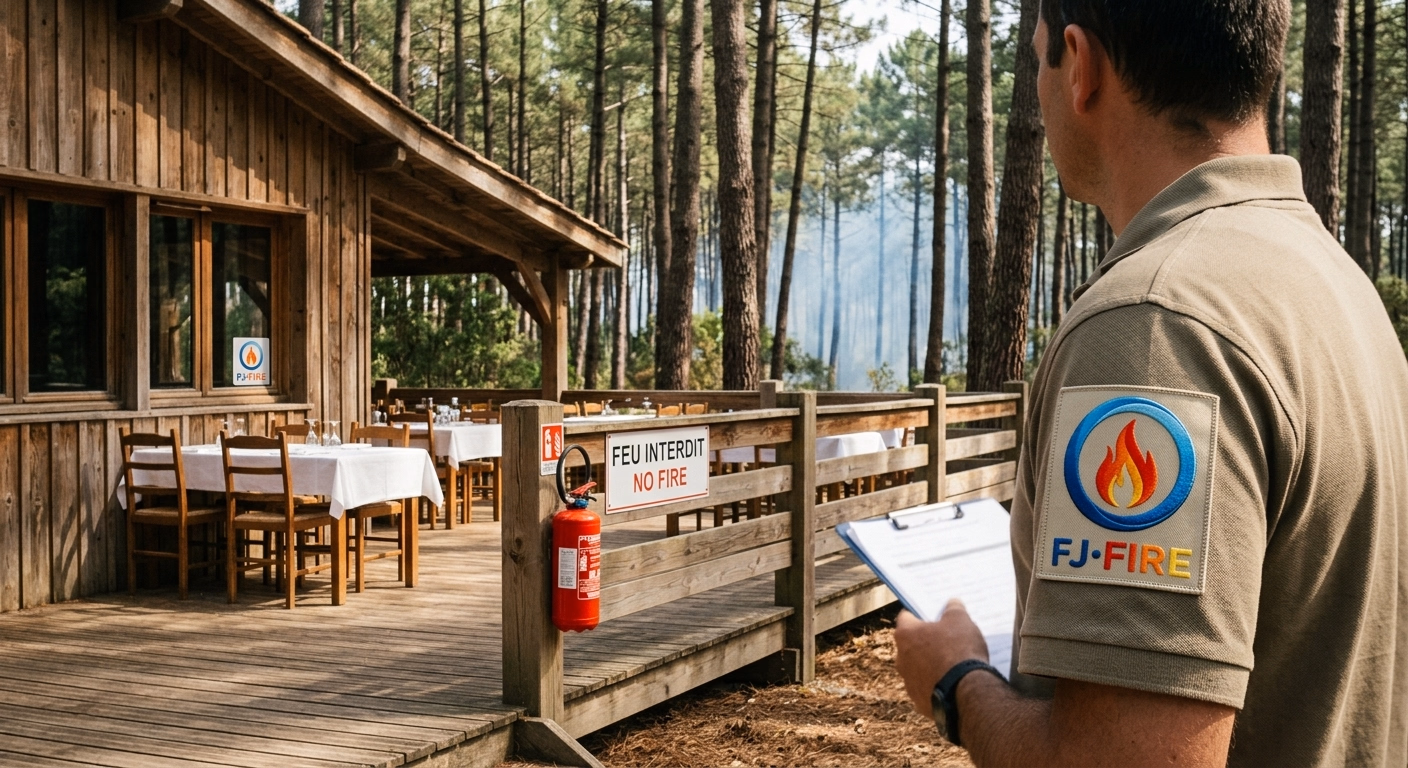 Biscarrosse (Landes) : deux restaurateurs en garde à vue pour avoir allumé un brasero en plein incendie. Ce que tout gérant d'ERP doit savoir