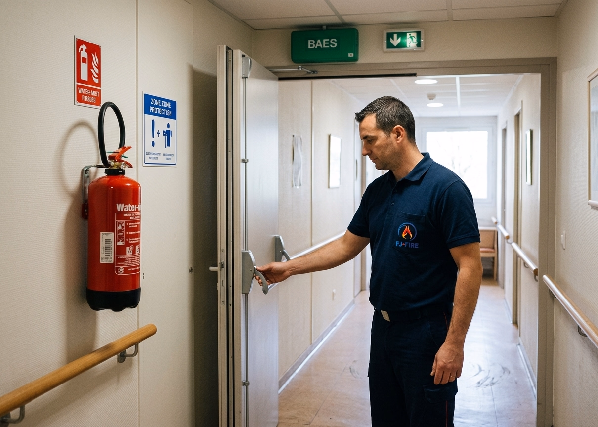 Sécurité incendie ERP type J : EHPAD et personnes handicapées en 2026