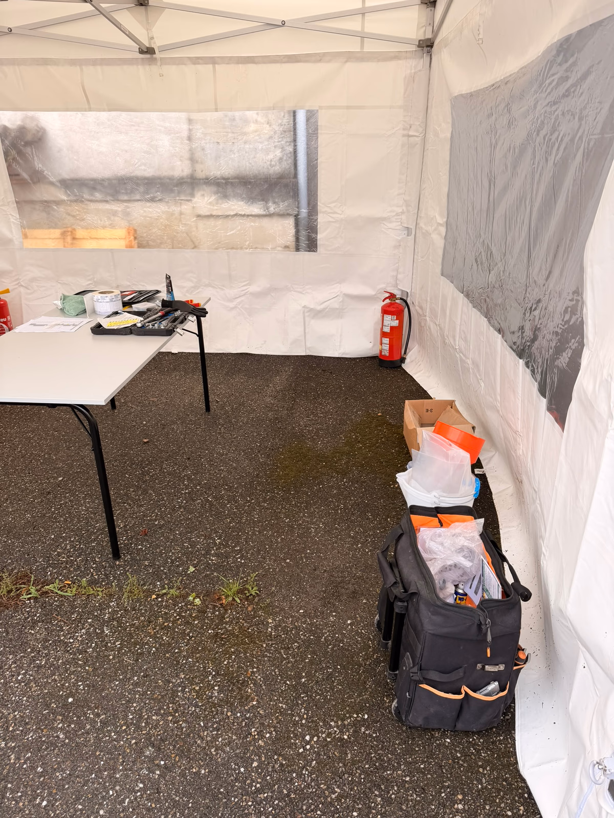Maintenance annuelle d'un parc complet d'extincteurs dans une caserne de sapeurs-pompiers à Libourne — photo 4