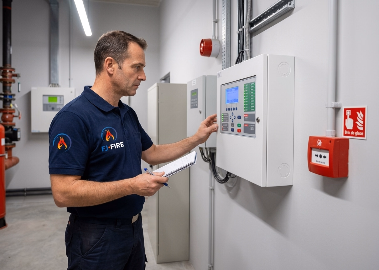 Installation d'un Système de Sécurité Incendie SSI dans un ERP de catégorie B à Bordeaux par FJ FIRE